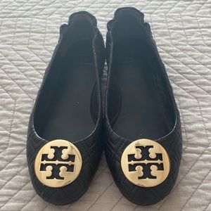Tory Burch Flats. Worn once.